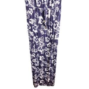 Tommy Bahama Chambray Blossom Maxi Dress TSW9041C 5862-Mare Navy Tropical